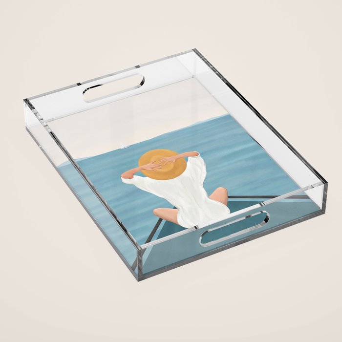 Summer Vacation I Acrylic Tray Gallery Image 1