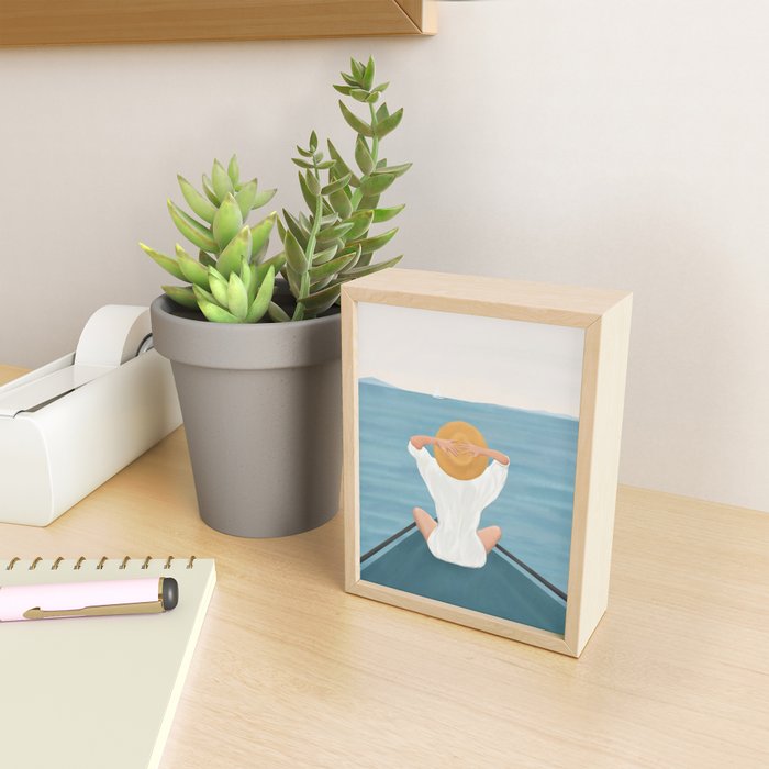 Summer Vacation I Mini Art Print Gallery Image 2