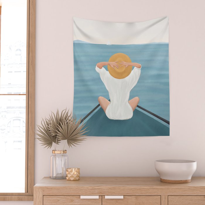 Summer Vacation I Wall Tapestry Gallery Image 2
