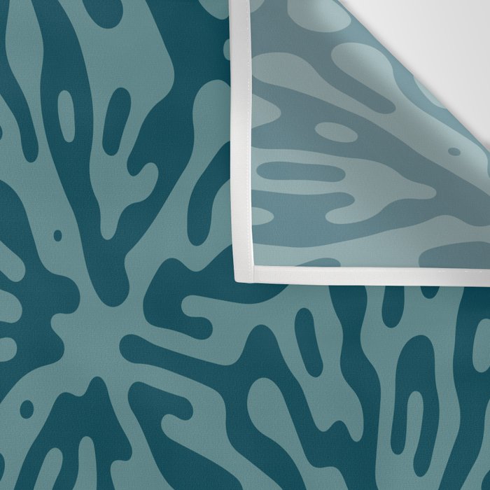 Organic Matter in Dark Teal Wall Tapestry Gallery Image 3