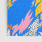 Abstract hand drawn shapes doodle pattern Poster Gallery Image 3
