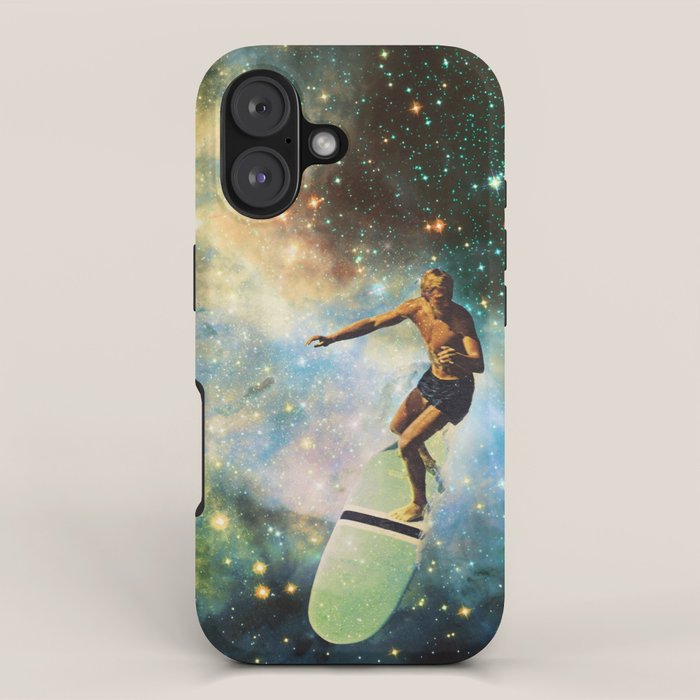 Cosmic Surfer iPhone Case Gallery Image 1