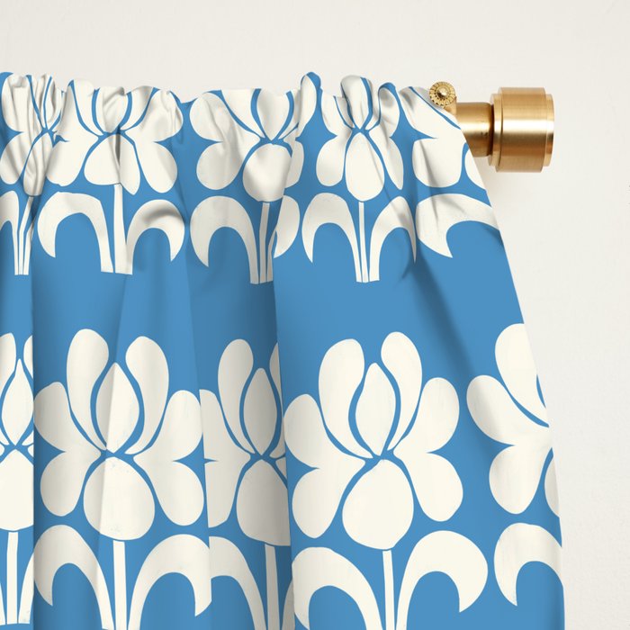 Charming Nostalgia Vintage Floral Design Window Curtain Gallery Image 2