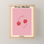fruit market / cherry Mini Art Print Gallery Image 1