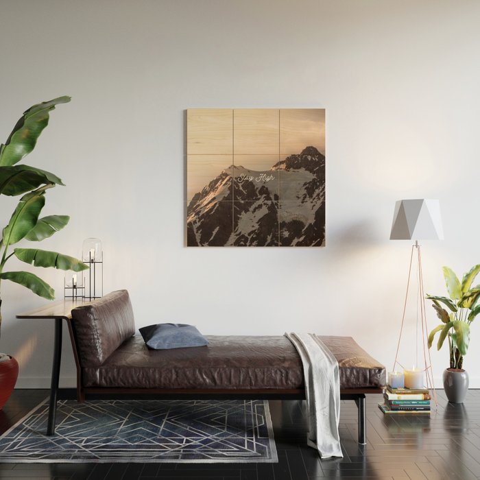 Stay High - Mt Shuksan Wood Wall Art Gallery Image 2