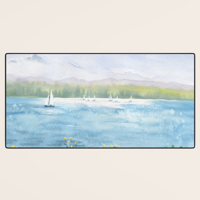 Cayuga Lake Regatta Desk Mat Gallery Image 3