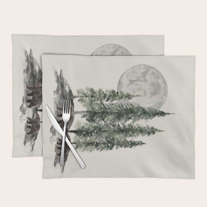 Full Moon Rising Placemat Gallery Image 1