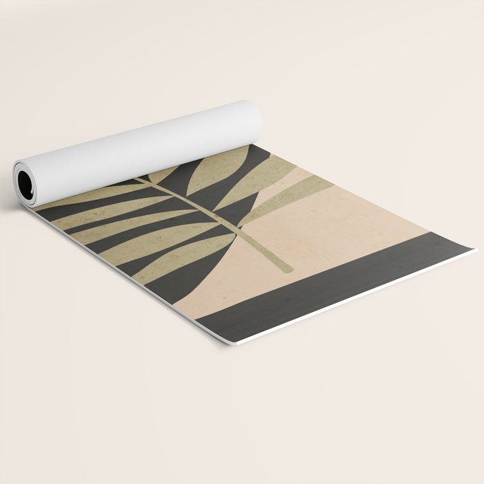 Tropical Leaf- Abstract Art 9/1 Yoga Mat Gallery Image 2