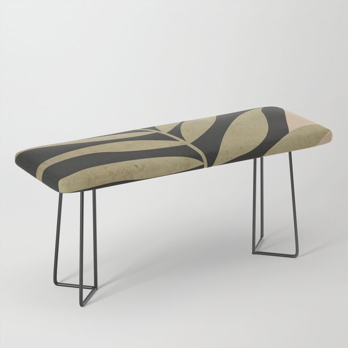 Tropical Leaf- Abstract Art 9/1 Bench Gallery Image 1