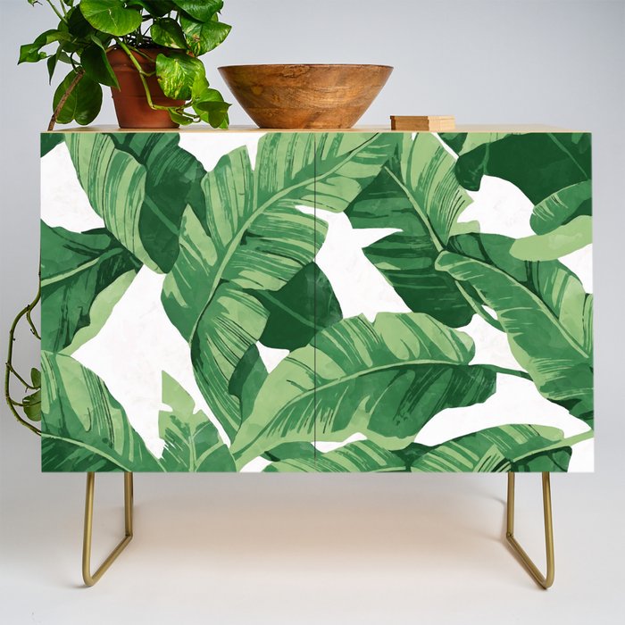Tropical banana leaves IV Credenza Gallery Image 1