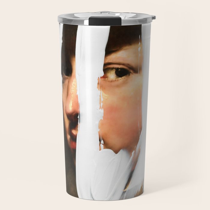 Untitled (Finger Paint 2) Travel Mug Gallery Image 1