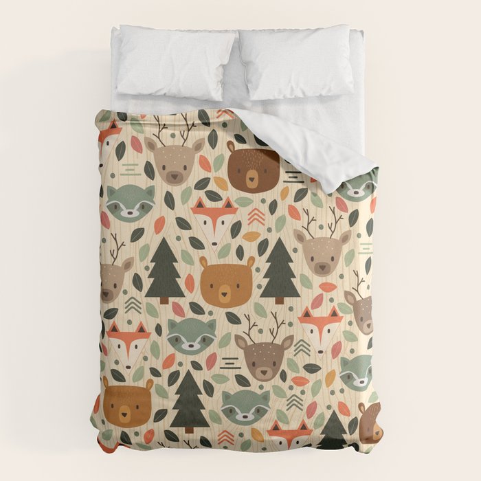 Woodland Creatures Duvet Cover Gallery Image 1