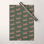 Christmas at the Ranch - Green Wrapping Paper Gallery Image 1