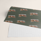 Christmas at the Ranch - Green Wrapping Paper Gallery Image 2