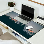 First Light on Mount Hood Desk Mat Gallery Image 2