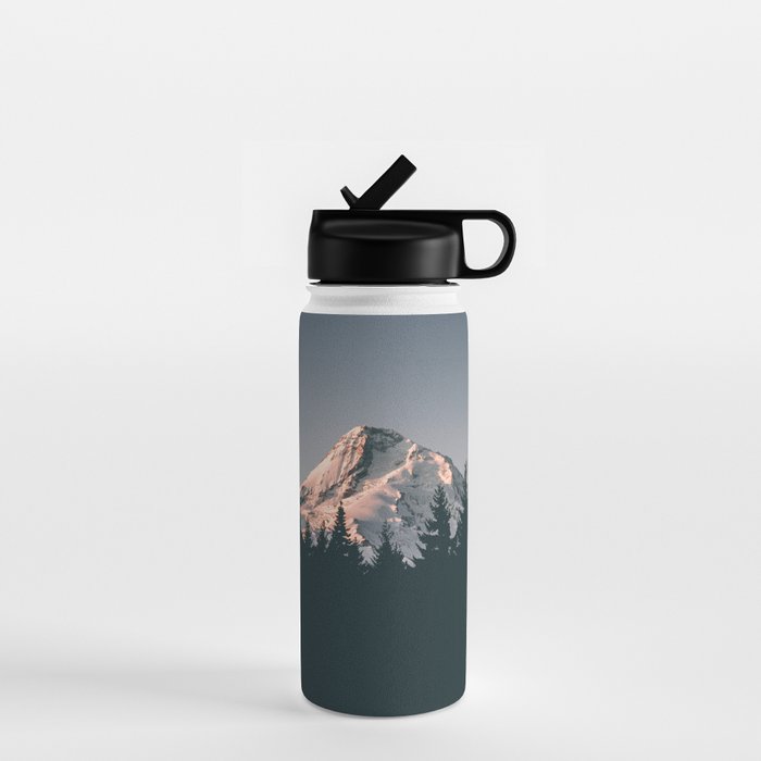First Light on Mount Hood Water Bottle Gallery Image 1