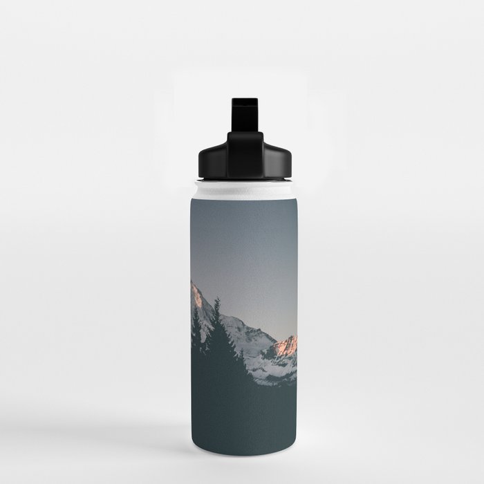 First Light on Mount Hood Water Bottle Gallery Image 2