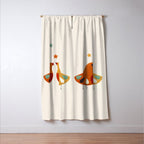 Little Festive Birds Window Curtain Gallery Image 3