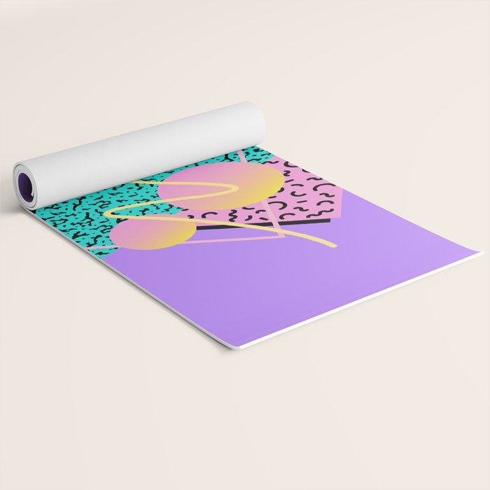 Memphis pattern 116 - 80s / 90s Retro Yoga Mat Gallery Image 2