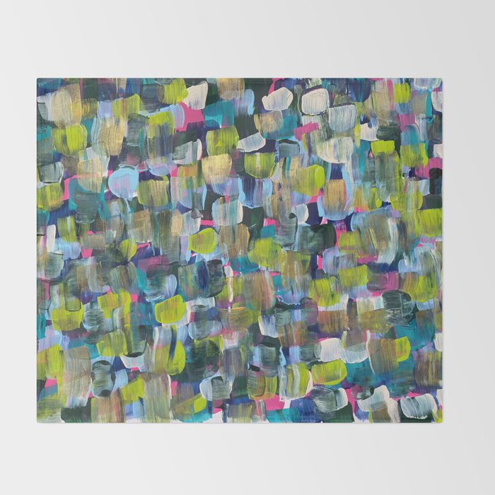 Charleston Summer Vibes 23 Throw Blanket Gallery Image 2