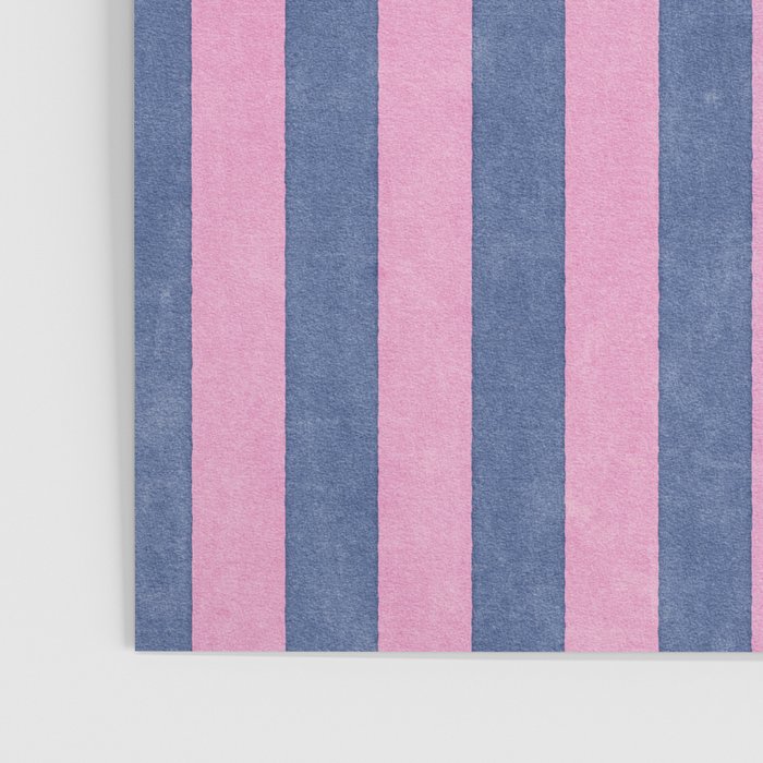 STRIPES - 005 - pink and blue Poster Gallery Image 3