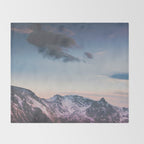 Rocky Mountain Twilight Throw Blanket Gallery Image 2