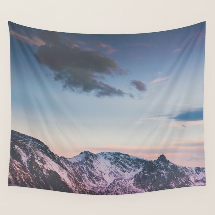 Rocky Mountain Twilight Wall Tapestry Gallery Image 4