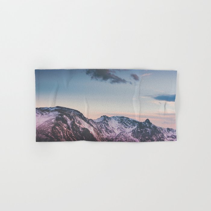 Rocky Mountain Twilight Bath Towel Gallery Image 1