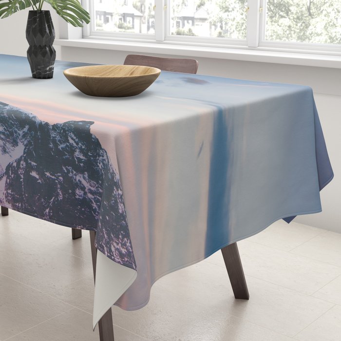 Rocky Mountain Twilight Tablecloth Gallery Image 3