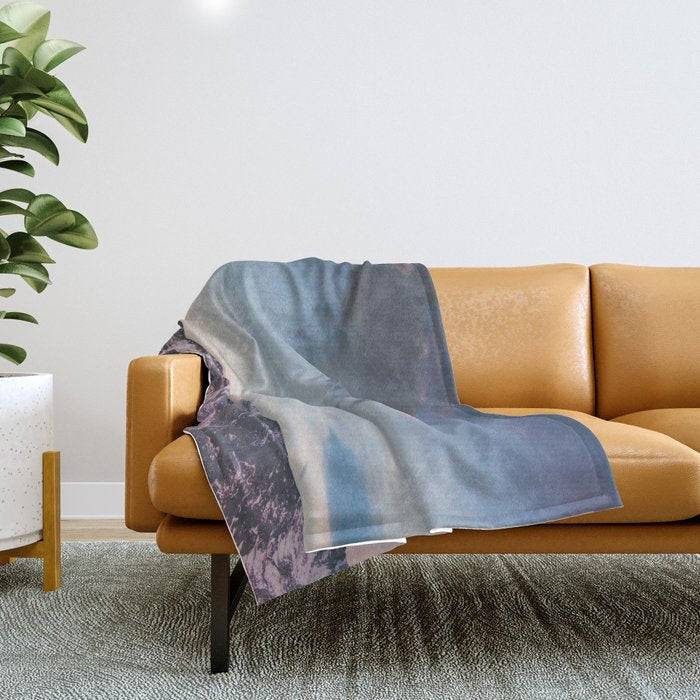 Rocky Mountain Twilight Throw Blanket Gallery Image 1
