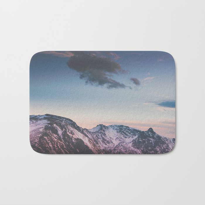 Rocky Mountain Twilight Bath Mat Gallery Image 1