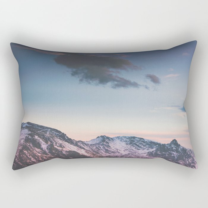 Rocky Mountain Twilight Rectangular Pillow Gallery Image 2