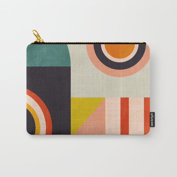 mid mod minimal 3 Carry All Pouch Gallery Image 1
