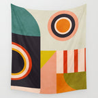 mid mod minimal 3 Wall Tapestry Gallery Image 4