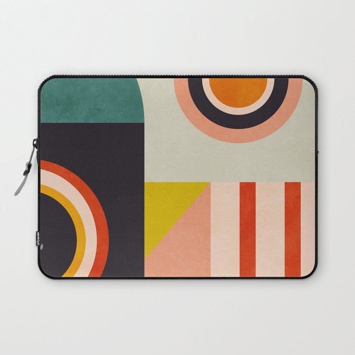 mid mod minimal 3 Laptop Sleeve Gallery Image 1