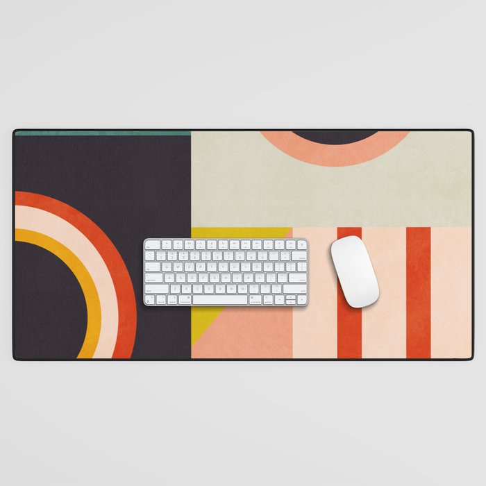 mid mod minimal 3 Desk Mat Gallery Image 1