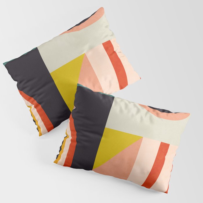mid mod minimal 3 Pillow Sham Gallery Image 1