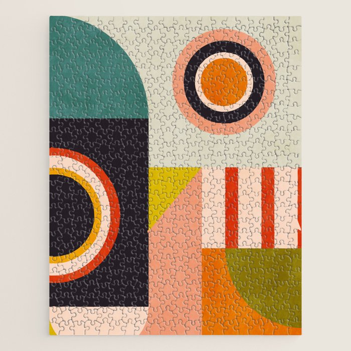 mid mod minimal 3 Jigsaw Puzzle Gallery Image 1