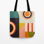mid mod minimal 3 Tote Bag Gallery Image 1