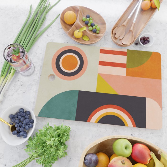 mid mod minimal 3 Cutting Board Gallery Image 2