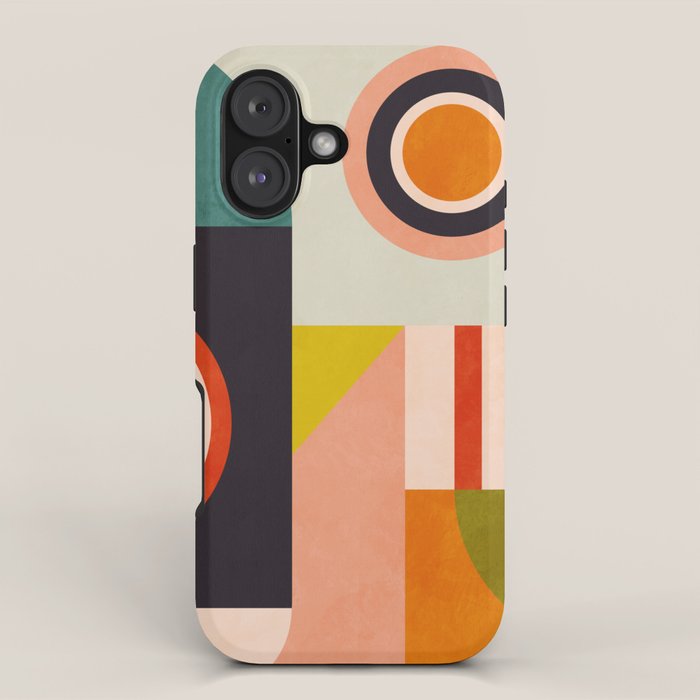 mid mod minimal 3 iPhone Case Gallery Image 1