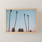 palm trees sunset vi  Mini Art Print Gallery Image 1