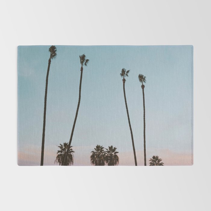 palm trees sunset vi  Rug Gallery Image 2