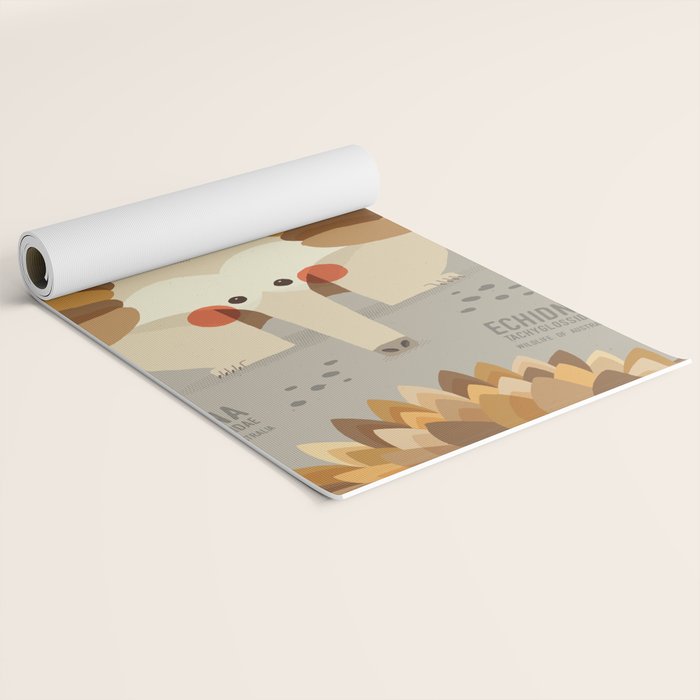 Echidna, Wildlife of Australia Yoga Mat Gallery Image 2