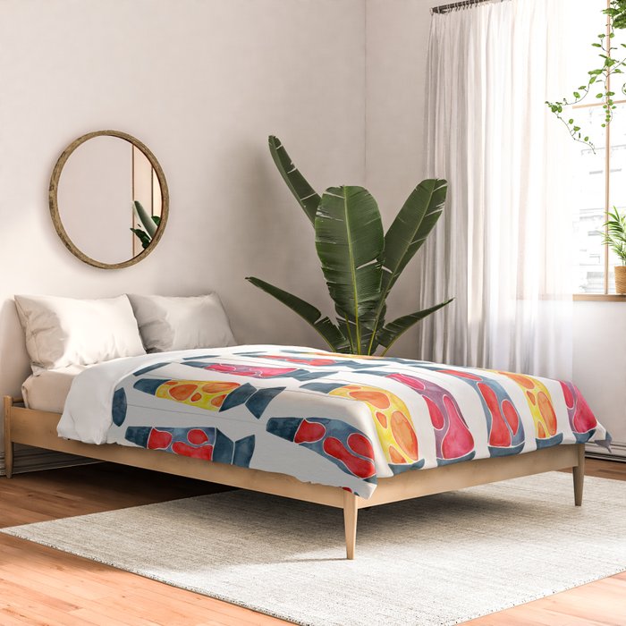 Retro Vibes - Warm Palette Comforter Gallery Image 2
