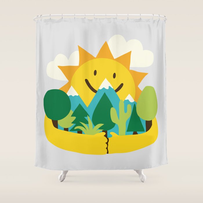 Sun is out Shower Curtain Gallery Image 1