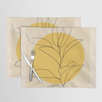 Abstract Art /Minimal Plant 3/2 Placemat Gallery Image 1