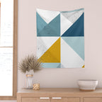 Modern Geometric 18 Wall Tapestry Gallery Image 2