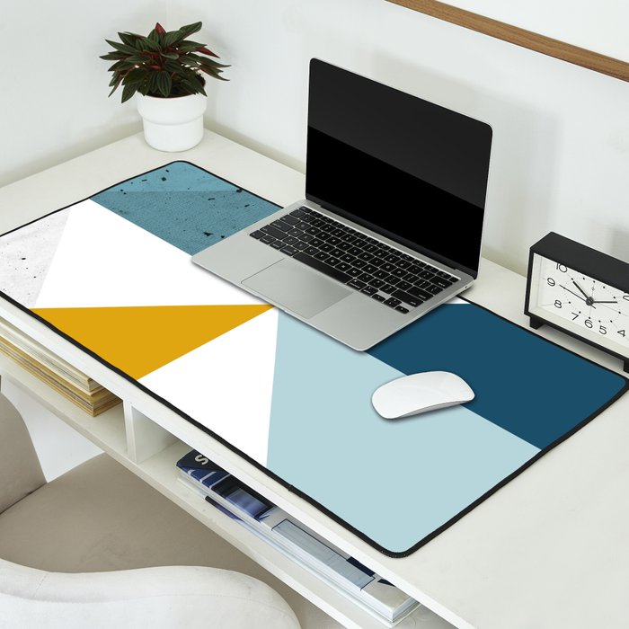 Modern Geometric 18 Desk Mat Gallery Image 2