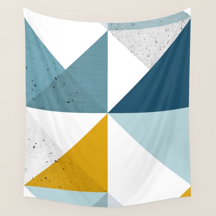Modern Geometric 18 Wall Tapestry Gallery Image 4